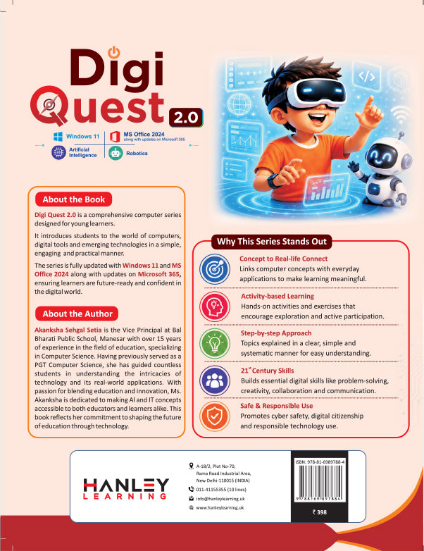 Digi Quest 2.0 – Computer Science & Digital Skills Textbook for Class 2