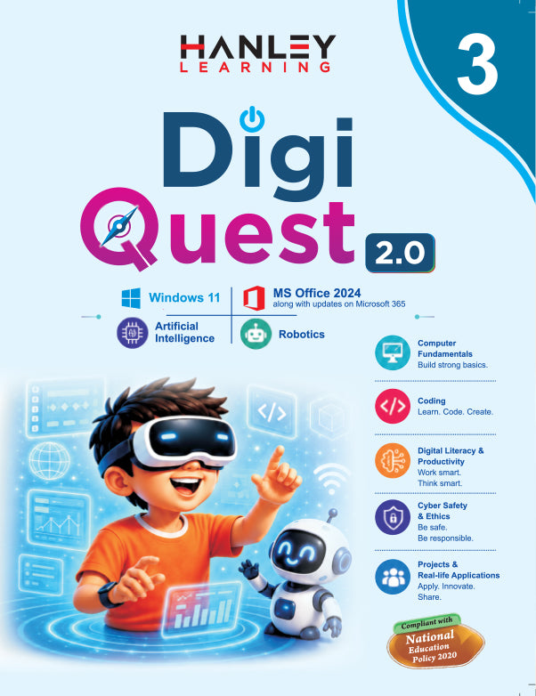 Digi Quest 2.0 – Computer Science & Digital Skills Textbook for Class 3