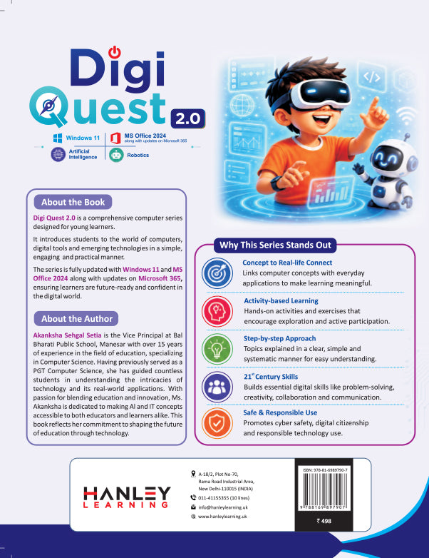Digi Quest 2.0 – Computer Science & Digital Skills Textbook for Class 4