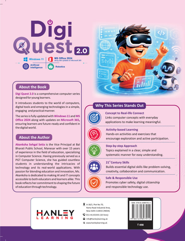 Digi Quest 2.0 – Computer Science & Digital Skills Textbook for Class 5