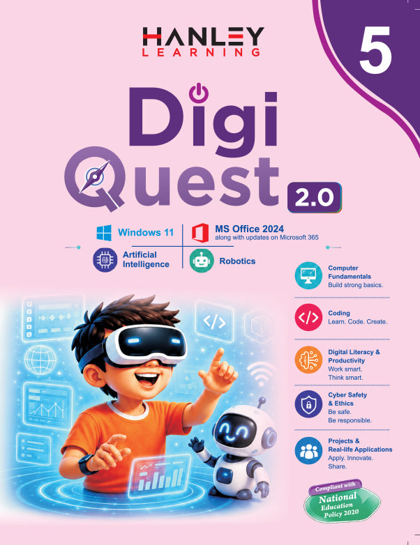Digi Quest 2.0 – Computer Science & Digital Skills Textbook for Class 5