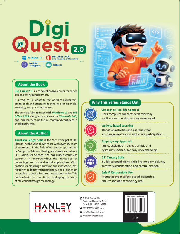 Digi Quest 2.0 – Computer Science & Digital Skills Textbook for Class 6