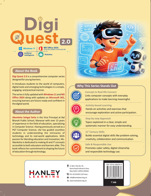 Digi Quest 2.0 – Computer Science & Digital Skills Textbook for Class 7