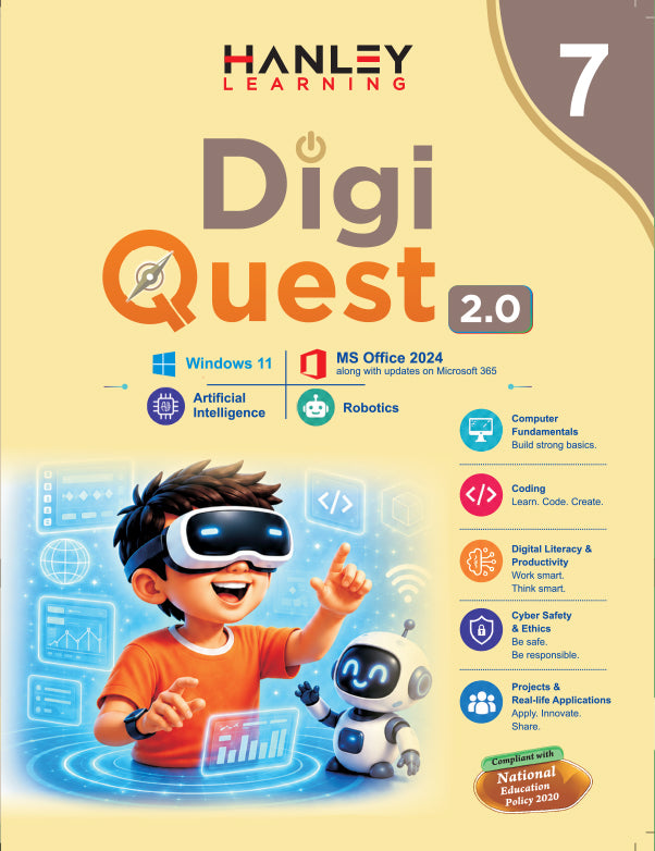 Digi Quest 2.0 – Computer Science & Digital Skills Textbook for Class 7
