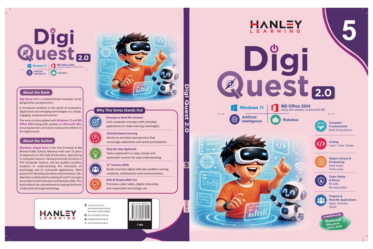 Digi Quest 2.0 – Computer Science & Digital Skills Textbook for Class 5