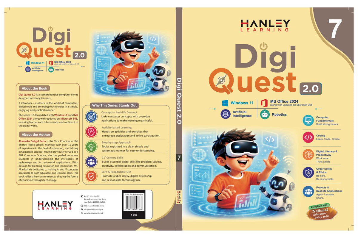 Digi Quest 2.0 – Computer Science & Digital Skills Textbook for Class 7